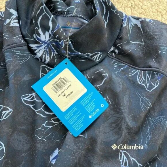 Columbia Mock Turtleneck Top | NWT | Women’s Medium | Floral Print | Activewear - Picture 5 of 5